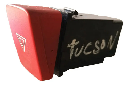 Botão Pisca Alerta Hyundai Tucson 2005 2006 2007 2008 A 2015 Vermelho - Imagem 2