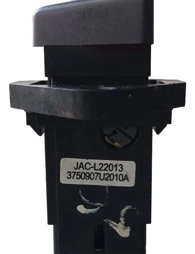 Botão Interruptor Pisca Alerta Jac J6 2010 2011 2012 Preto - Imagem 3