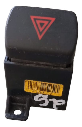 Botão Interruptor Pisca Alerta Fiat Bravo 2011-2016 Preto - Imagem 3