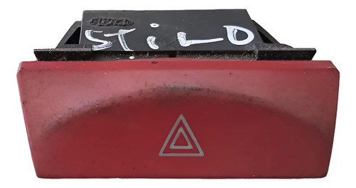 Botão Pisca Alerta Original Fiat Stilo Todos Vermelho