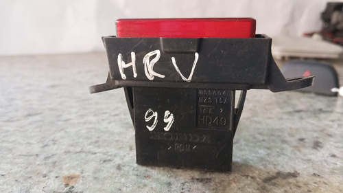 Botão Pisca Alerta Honda Hrv Hr-v 2016 2017 2018 2019 Vermelho - Imagem 3
