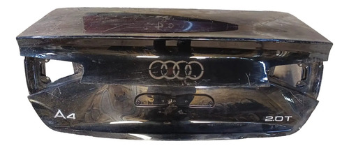 Tampa Traseira Audi A4 2013 A 2016 C/ Detalhe Para Recuperar Preto