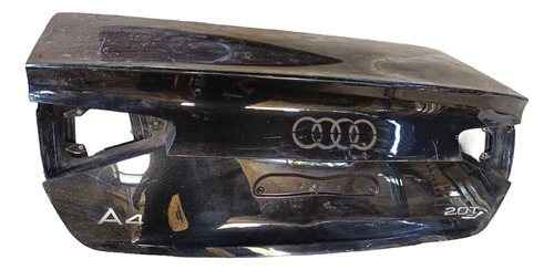 Tampa Traseira Audi A4 2013 A 2016 C/ Detalhe Para Recuperar Preto - Imagem 2
