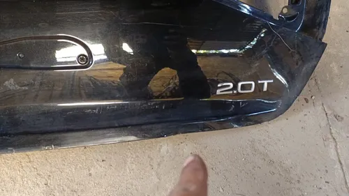 Tampa Traseira Audi A4 2013 A 2016 C/ Detalhe Para Recuperar Preto - Imagem 4
