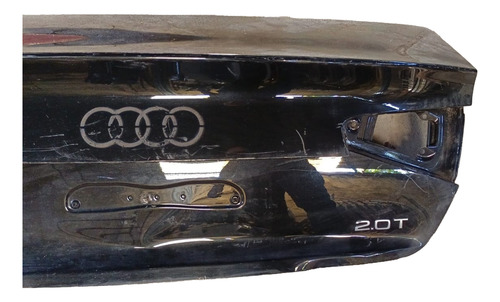 Tampa Traseira Audi A4 2013 A 2016 C/ Detalhe Para Recuperar Preto - Imagem 5