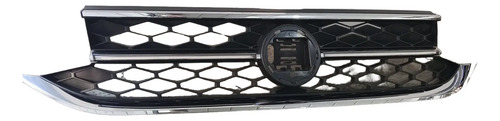 Grade Dianteira Com Led Volkswagen Taos 2020 A 2024 Original Preto Fosco
