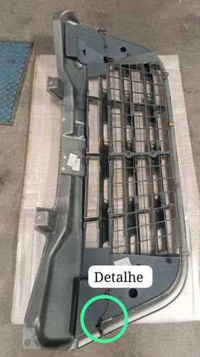 Grade De Radiador Master 2013 A 2018 Original Com Detalhe Cinza - Imagem 6