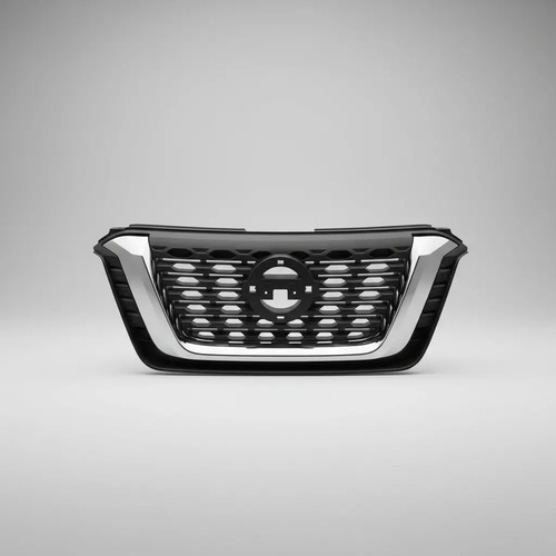 Grade Frontal Radiador Original Nissan Kicks 2017 2020 2021 Preto - Imagem 5