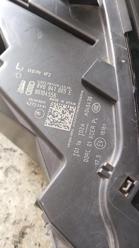 Farol Audi A3 Original Lado Esquerdo 2017 2018 2019 Esquerdo/motorista - Imagem 5