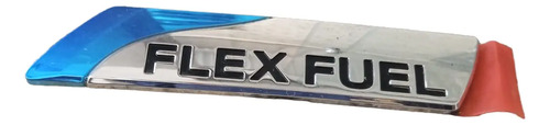 Emblema Flex Fuel Nissan March Livina Sentra Tiida Original Prateado