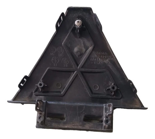 Emblema Frontal Dianteiro Mitsubishi Pajero Full 2009-2014 Prateado - Imagem 2