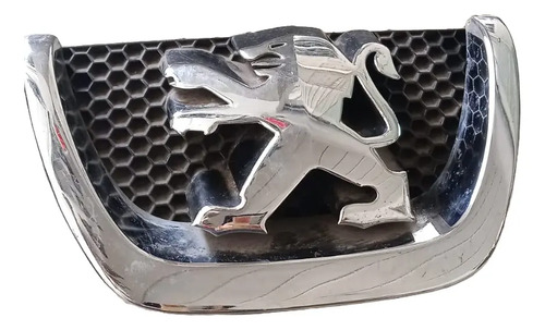 Emblema Grade Frontal Peugeot 207 2008-2014 9687111777 Prateado