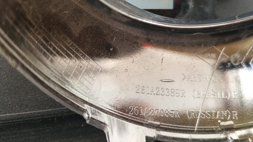 Par Moldura Farol Milha Renault Logan Sandero 2014-2019 Orig Prateado Ambos Lados - Imagem 3