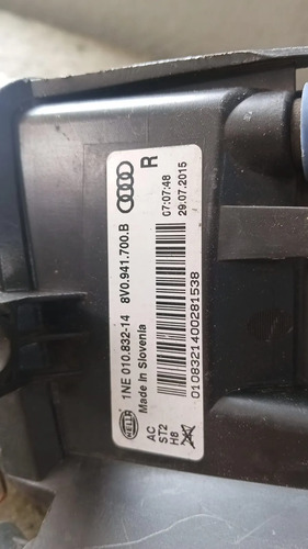 Farol De Neblina Audi A3 Original 1ne01083213 Ld Preto - Imagem 3