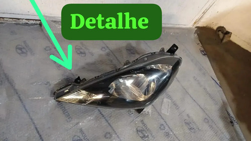 Farol Honda Fit 2012 2013 2014 Esquerdo Máscara Negra Twist Esquerdo/motorista - Imagem 2
