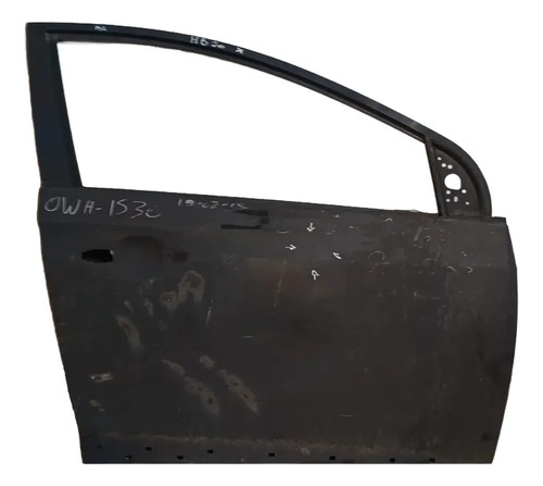 Porta Dianteira Direita Hb20x 2013 A 2019 C/ Furo Moldura Dianteira Direto Preto
