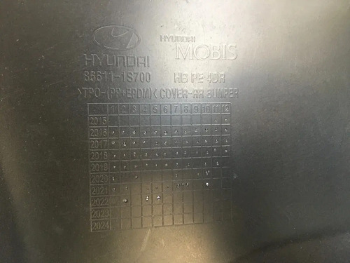 Parachoque Traseiro Hyundai Hb20s 2016-2019 Orig. C/ Avaria - Imagem 6