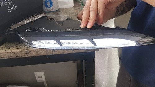 Farol Drl Luz Diurna Esquerdo Porsche Macan 2019-2023 Preto - Imagem 2