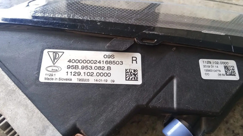 Farol Drl Luz Diurna Esquerdo Porsche Macan 2019-2023 Preto - Imagem 4