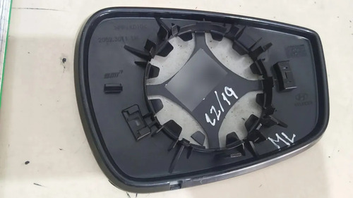 Lente Espelho Retrovisor Esquerdo Hyundai Hb20 2013/2019 Ori