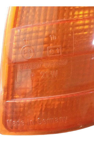 Pisca Âmbar Esquerdo Mercedes W202 C180 C230 C280 1993-1999 Esquerdo Laranja - Imagem 2