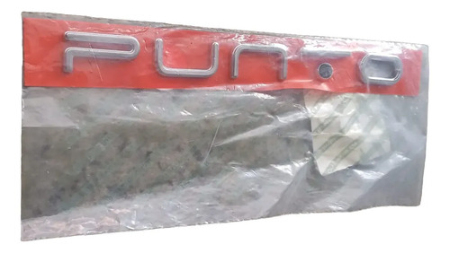 Emblema Fiat Punto Tampa Traseira 2013-2017 Original Prateado - Imagem 3