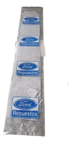 Faixa Adesivo Coluna Porta Tras Direita Ford Ranger 2013-23 Preto - Imagem 3