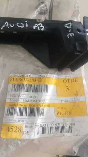 Guia Parachoque Dianteiro Esquerdo Audi A3 01 A 03 Original - Imagem 3