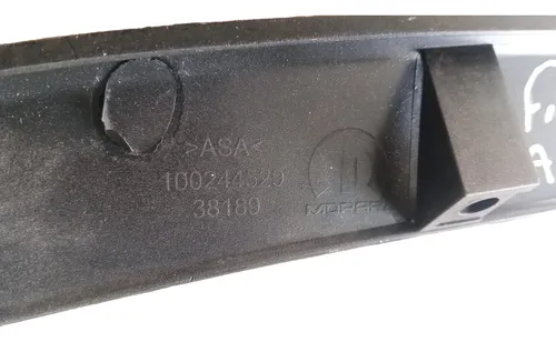 Moldura Inferior Parachoque Dianteiro Fiat Argo 2018 A 2021 Prateado - Imagem 4
