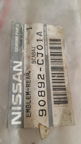 Emblema Nissan Livina 90892cj01a Cromado - Imagem 2