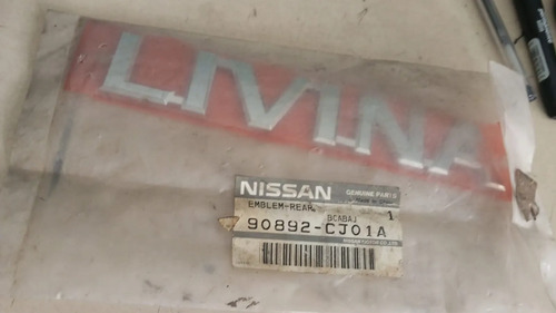 Emblema Nissan Livina 90892cj01a Cromado - Imagem 3