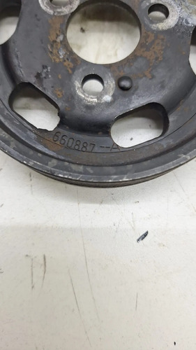 Polia Bomba Direção Renault Logan Sandero 2007 2013 2391cx49 Preto - Imagem 3