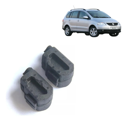 Par Batente Lateral Capô Fox Spacefox 2004 À 2019 Orig Vw