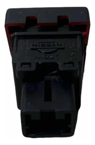 Botao Pisca Alerta Nissan Sentra 2014 2015 2016 2017 2018 Preto - Imagem 3