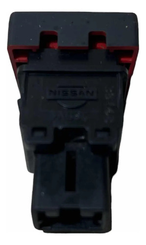 Botao Pisca Alerta Nissan Sentra 2014 2015 2016 2017 2018 Preto - Imagem 4