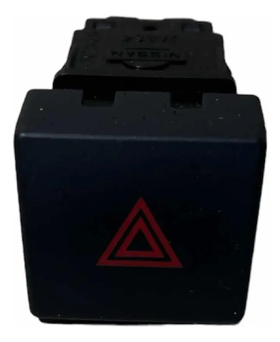 Botao Pisca Alerta Nissan Sentra 2014 2015 2016 2017 2018 Preto - Imagem 5