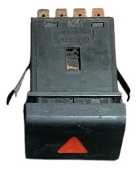 Interruptor Pisca Alerta Volkswagen Fox Preto - Imagem 4