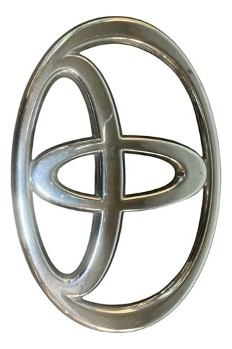 Emblema Grade Dianteira Toyota Hilux 2005 A 2015 Original Cinza - Imagem 2