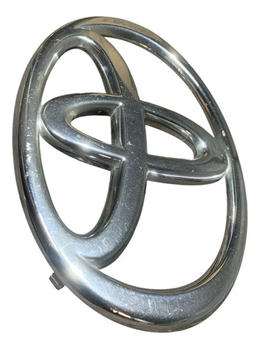 Emblema Grade Dianteira Toyota Hilux 2005 A 2015 Original Cinza - Imagem 3