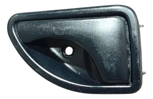Maçaneta Interna Esquerda Renault Kangoo 2011 A 2014 Preto Dianteira - Imagem 2
