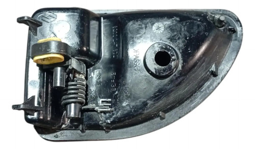 Maçaneta Interna Esquerda Renault Kangoo 2011 A 2014 Preto Dianteira - Imagem 4