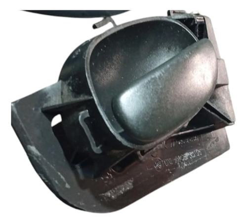 Maçaneta Porta Interior Lado Direito Peugeot 206 2003 A 2010 Preto Traseira - Imagem 2