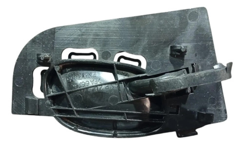 Maçaneta Porta Interior Lado Direito Peugeot 206 2003 A 2010 Preto Traseira - Imagem 3