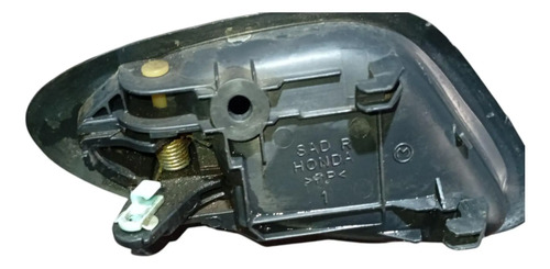 Maçaneta Interna Direita Honda Fit 2003 A 2008 Original Preto Dianteira/traseira - Imagem 5