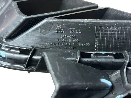 Moldura Farol Milha Lado Direito Hyundai Hb20 2020 A 2022 Preto Direito - Imagem 5