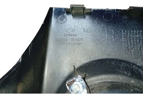 Moldura Farol Milha Lado Direito Hyundai Tucson 2005 A 2009 Preto Direito - Imagem 4
