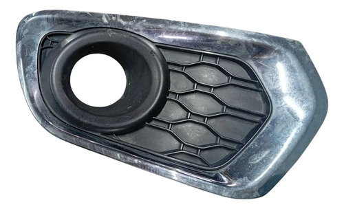 Moldura Milha Cromada Lado Esq Renault Sandero 2015 A 2019 Preto Esquerdo - Imagem 4