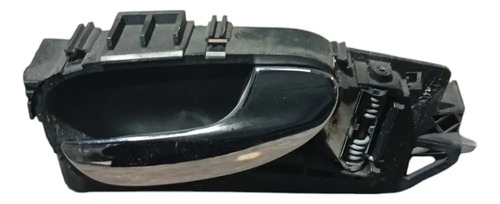 Maçaneta Interna Lado Direito Peugeot 307 2007 A 2011  Preto Traseira - Imagem 3