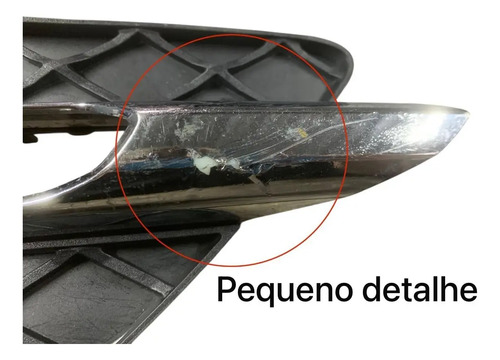 Moldura Milha Lado Esquerdo Mercedes C180 C200 2011 A 2014 Preto Esquerdo - Imagem 2