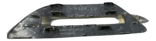 Moldura Milha Lado Esquerdo Mercedes C180 C200 2011 A 2014 Preto Esquerdo - Imagem 3